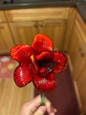 Long Stem Glass Roses